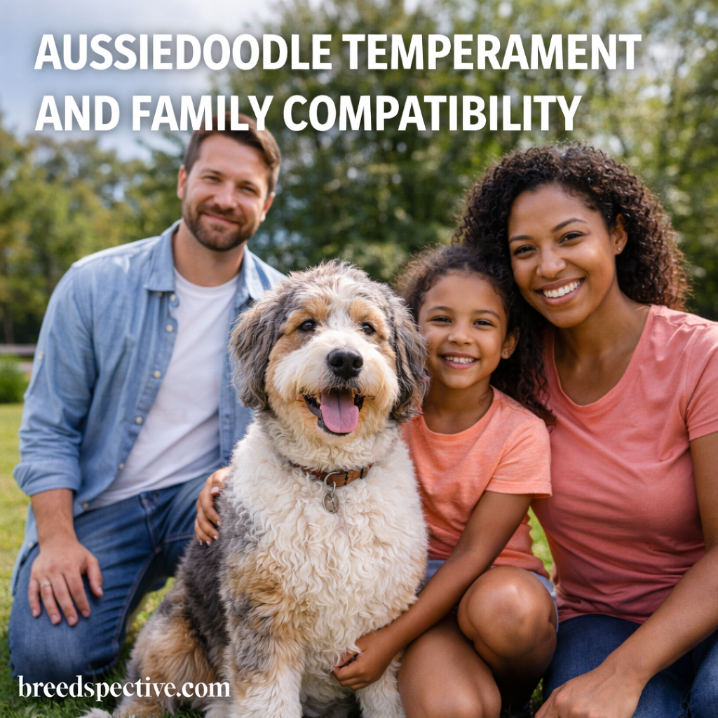 Aussiedoodle Temperament and Family Compatibility