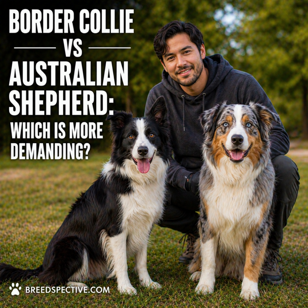Border Collie vs Australian Shepherd: Which Is More Demanding?