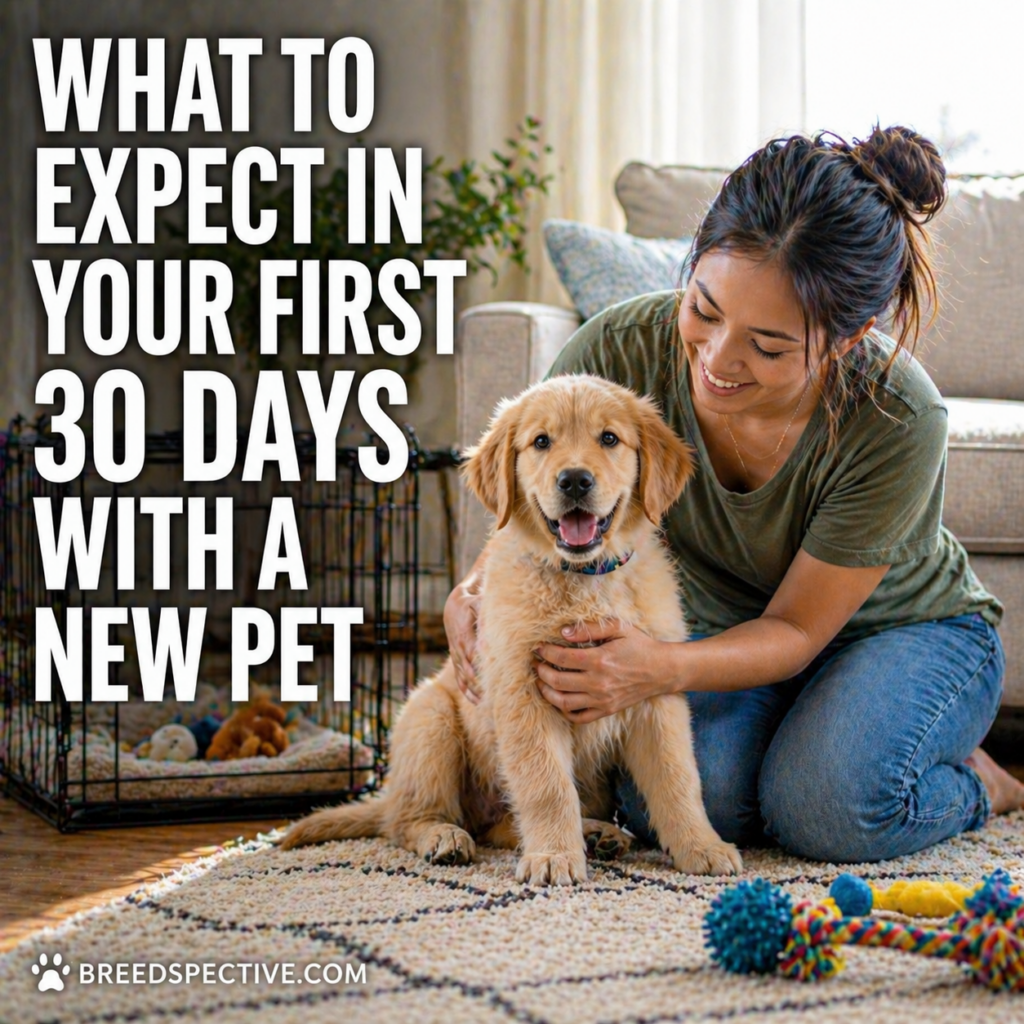 What to Expect in Your First 30 Days With a New Pet