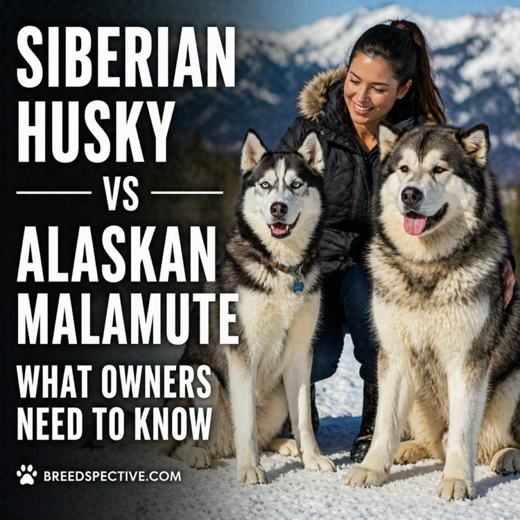 Siberian Husky vs Alaskan Malamute: What Owners Need to Know